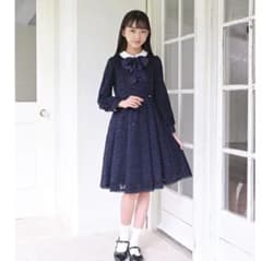極美品⭐︎1回短時間着用のみ　メゾピアノ　ワンピース　フォーマル　卒服　150のサムネイル