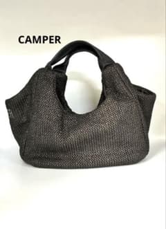 美品 CAMPER　ゥ゙ァルデモック トートバッグ 編み込みデザイン CAMPER ゥ゙ァルデモック トートバッグ 編み込みデザイン - メルカリ