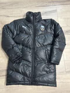 川崎フロンターレ　PUMA プーマ　ベンチコート　ダウン　M ブラック　Jリーグ 川崎フロンターレ PUMA プーマ ベンチコート ダウン M ブラック