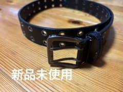 BELTMIX ダブルピン ハトメベルト ブラックのサムネイル