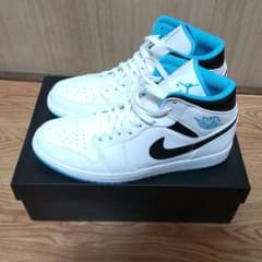 AIR JORDAN 1 MID エアジョーダン１mid レーザーブルーのサムネイル