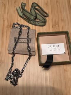 GUCCI シルバーチェーンネックレスのサムネイル