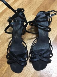 サルサシューズ ☆モニシャン☆ 黒ヒールのサムネイル