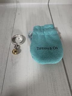 【希少】TIFFANY&Co. ボールチャームリング 約10号 925×K18