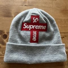 Supreme New Era クロスボックスロゴ  ニット帽のサムネイル