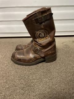 ベッカム愛用　Sendra Motorboots エンジニアブーツ ブラウン ベッカム愛用 Sendra Motorboots エンジニアブーツ ブラウン - メルカリ
