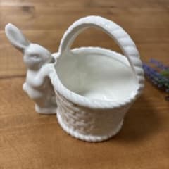 うさぎの小物入れ 陶器 インテリア 置物 ナチュラルキッチン イースターのサムネイル