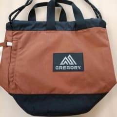 GREGORY グレゴリー 巾着型トートバッグ ブラウン ブラックのサムネイル