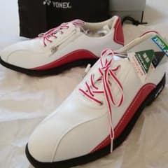 ヨネックスゴルフシューズ石川遼モデル2012年白/赤サイズ27センチ