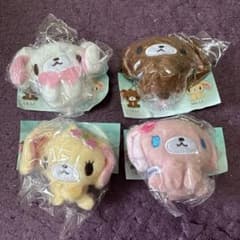 슈가바니즈 봉제인형키링 전 4종컴플리트세트