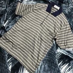 70s イタリア製 ビンテージ GIVENCHY ジバンシィ ボーダーポロシャツ 