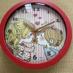 水森亜土 壁掛け時計 イラストのサムネイル