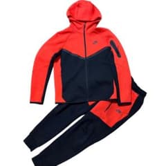 限定 NIKe Tech Fleece red セットアップ テックフリース M - メルカリ