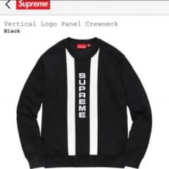 supreme vertical logo panel crewneckのサムネイル