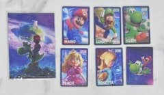 ザ・スーパーマリオギャラクシー・ムービー コレクションカード 7枚セットのサムネイル