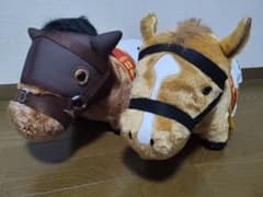 競走馬 ぬいぐるみ 2体セット ドゥラメンテ オルフェーヴルのサムネイル