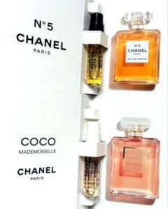 CHANEL No.5 & 코코마도 모아 젤 오드 팔팜 샘플 세트