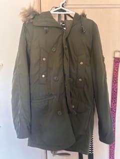 ミリタリージャケット 古着 カーキーのサムネイル