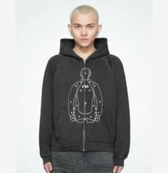 basketcase FBIターゲットデザイン ブラックパーカー - メルカリ