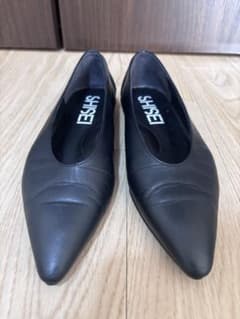 ロコ　SHISEI ダークブラウン ポインテッドトゥ フラットシューズ ロコ様 専用 SHISEI ダークブラウン ポインテッドトゥ フラット