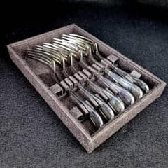 /美品/クリストフル　リュバン　リボン　テーブルフォーク　6本　③ 美品/クリストフル リュバン リボン テーブルフォーク 6本 ③ - メルカリ