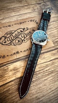 【パネライ】ルミノール/ラジオミール 墨染めポロサスクロコダイル 26mm パネライ】ルミノール/ラジオミール 墨染めポロサスクロコダイル 26mm