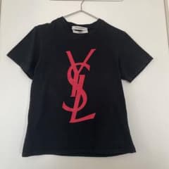 Yves Saint Laurent YSLロゴ ブラック Tシャツ 半袖 - メルカリ