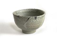 陶芸家　人間国宝　濱田庄司　浜田庄司　塩釉白流掛茶碗　茶盌　抹茶碗　共箱　益子 陶芸家 人間国宝 濱田庄司 浜田庄司 塩釉白流掛茶碗 茶盌 抹茶碗