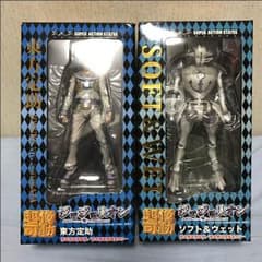超像可動 ジョジョ 東方定助＆ ソフト＆ウェット セット 開封品のサムネイル