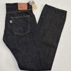 新品タグ付】倉敷天領デニムTENRYO DENIMイエロー W33日本製 赤耳 