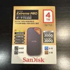 【新品未使用】SanDisk Extreme PRO ポータブルSSD4TB
