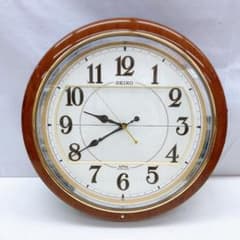 10D17 【動作品】SEIKO からくり時計 電波時計 RE559B - メルカリ