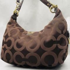 極美品☆COACHコーチ 2wayショルダーバッグ ブラウン レザー. 美品 コーチ ワンショルダーバッグ 2way ブラウン キャンバス 14337