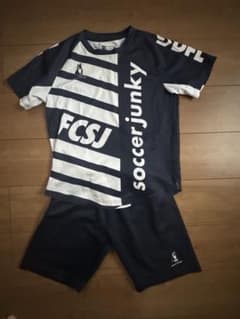 soccerjuncky サッカーシャツパンツ 140 ネイビーのサムネイル