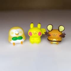 ポケセン限定】カプセルトイ カナヘイコラボ ポケモンゆるっと2 3体