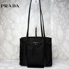 011 美品 PRADA トートバッグ ハンドバッグ 肩掛け 黒 xm1 011 美品 PRADA トートバッグ ハンドバッグ 肩掛け 黒 xm1 - メルカリ