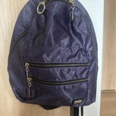 ANNA SUI Backpack, Purple, All-over Print