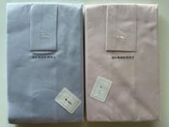BURBERRY 綿100%生地 青 ピンク 2枚セットのサムネイル
