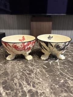 GUCCI 蝶模様 ペットボウル 2個セット GUCCI 蝶模様 ペットボウル 2個セット - メルカリ