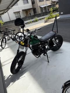 tw200 カスタムバイク ロングシーシーバー仕様のサムネイル