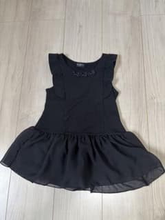 美品 ワンピース ブラック 100cm リボンのサムネイル