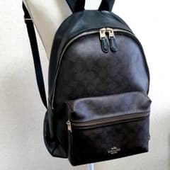 COACH コーチリュック シグネチャー  ブラウンxブラックのサムネイル