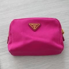 PRADA プラダ ポーチ デニム ピンクのサムネイル