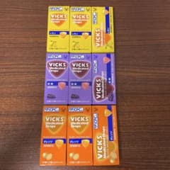 飴付き　VICKS ヴィックス　うさぎ6本　レモン　オレンジ　巨峰 VICKS ヴィックス のど飴 オレンジ 巨峰 レモン 3箱セット｜Yahoo