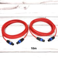 CANARE 4S6 RED スピコンケーブル 10m 2本セット - メルカリ