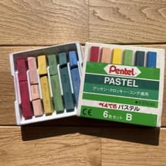 ぺんてる パステル 6色セット Bのサムネイル