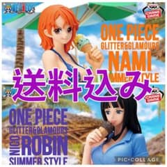 ワンピース GLITTER&GLAMOURS フィギュア ナミ ニコロビン - メルカリ