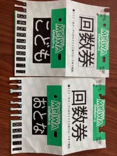 藻岩山スキー場　リフト券のサムネイル