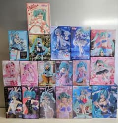 未開封　プライズフィギュア　19点　まとめ売り 3/19まで】未開封☆初音ミク プライズフィギュア 18点セット大量まとめ