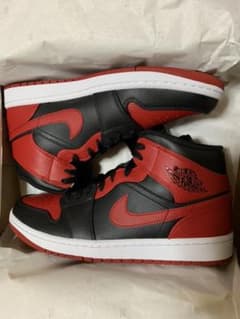 新品未使用　NIKE AIR JORDAN1 MID BRED 28cmのサムネイル